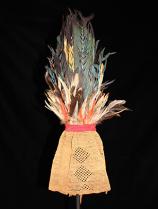 Komo Feathered Hat MW69 - D.R. Congo - Sold 2